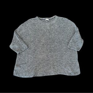 J. Jill Blue Gray Knit Pullover